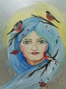 "Женщина с птицами"