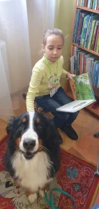 Читаем собакам в Городской детской библиотеке
