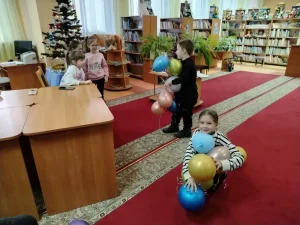 Игры в библиотеке на зимних каникулах