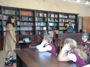 Творческая встреча с Алёной Гневушевой в библиотеке