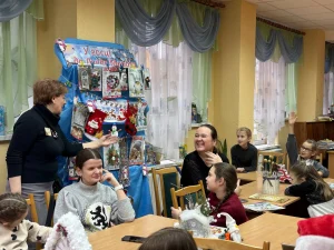 Красивая детская библиотека