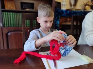 Новогодний мастер-класс в рамках акции «Наши дети»-15