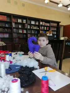 Новогодний мастер-класс в рамках акции «Наши дети»-9