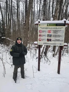 Снежными тропами Брестского лесхоза-2