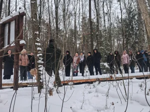 Снежными тропами Брестского лесхоза-3