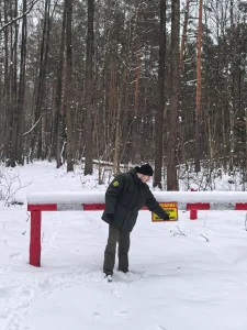 Снежными тропами Брестского лесхоза-4