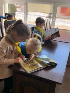 В библиотеке