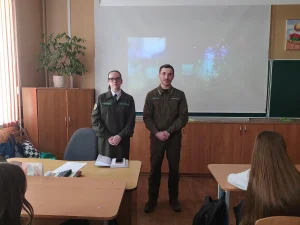 Встреча представителей Брестского лесхоза с учащимися средней школы № 7-1