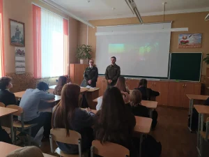 Встреча представителей Брестского лесхоза с учащимися средней школы № 7-2