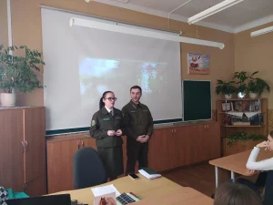 Встреча представителей Брестского лесхоза с учащимися средней школы № 7-3