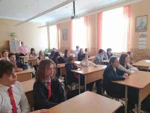 Встреча представителей Брестского лесхоза с учащимися средней школы № 7-5