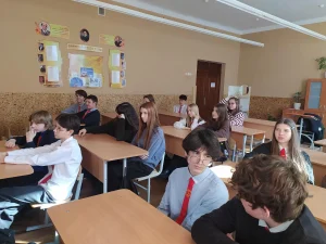 Встреча представителей Брестского лесхоза с учащимися средней школы № 7-6