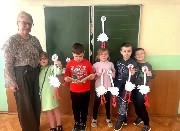 Буслик в гостях у ребят