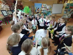 У дзіцячай бібліятэцы прайшлі казачныя чытанні з гуканнем вясны-8