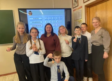 В преддверии Пасхи библиотекари «Пушкинки» посетили учащихся 35 школы