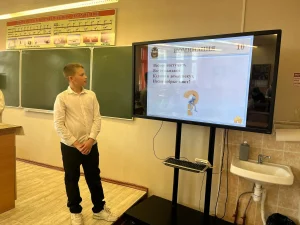 В преддверии Пасхи библиотекари «Пушкинки» посетили учащихся 35 школы-11